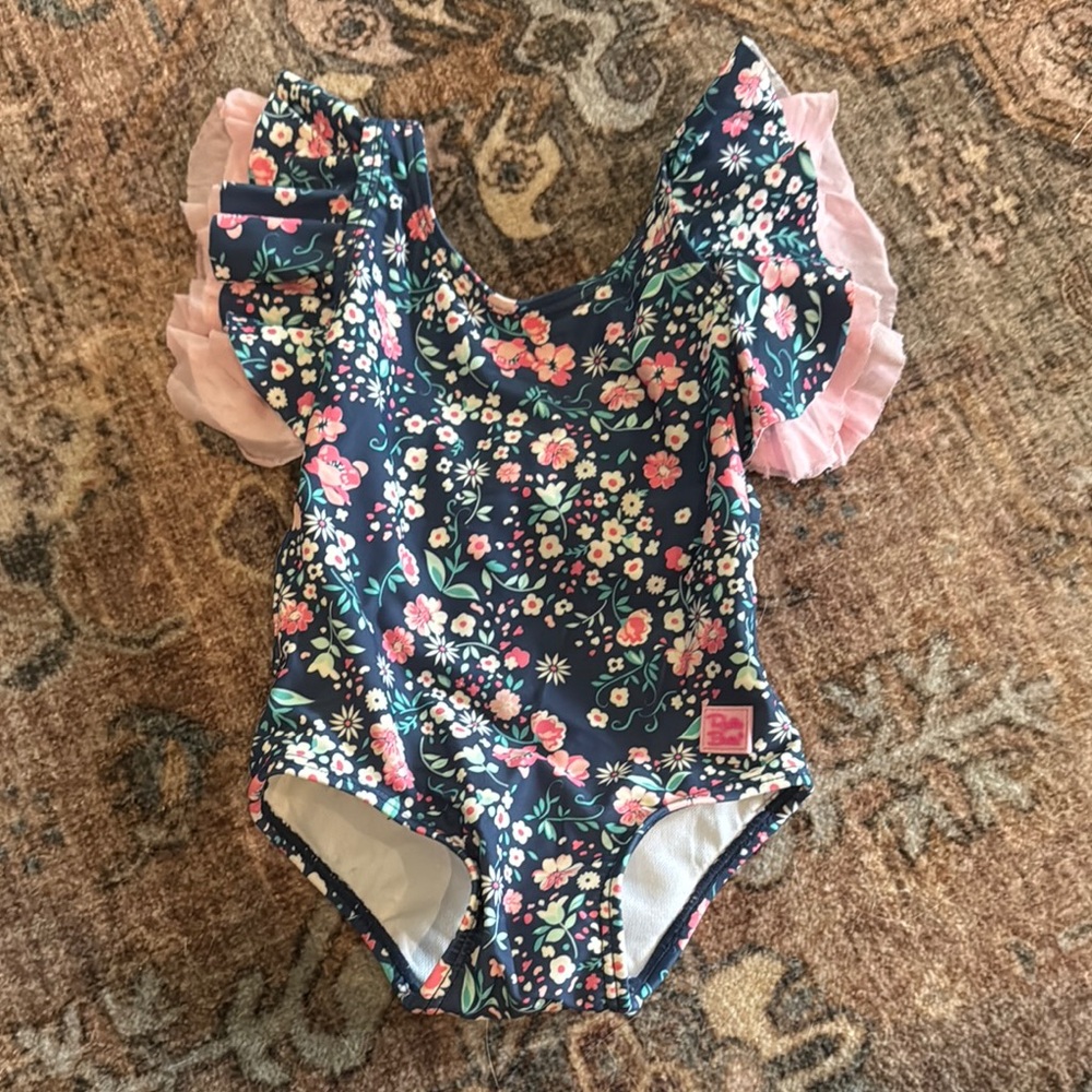Ruffle Butts Floral Bodysuit